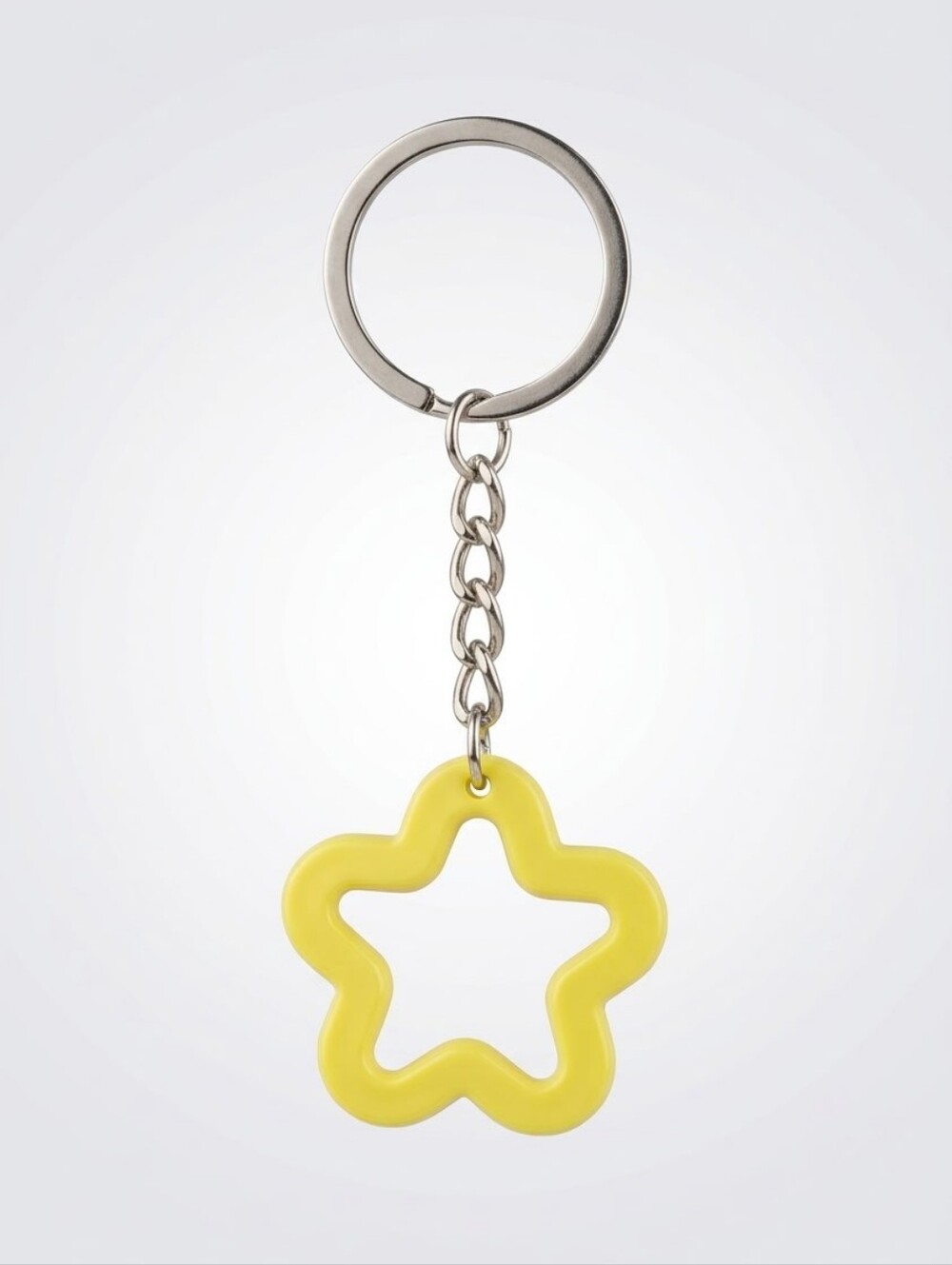 Yellow Star Keychain Charm - Women Accessories